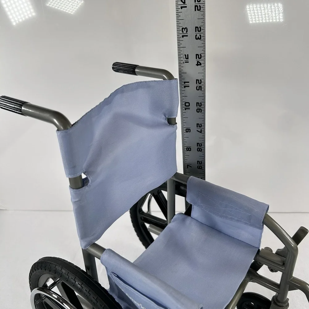 American Girl Doll Wheelchair Light Purple Gray 18